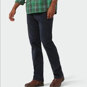 Stio Organic Cotton Corduroys Rivet Straight Leg Pants Navy Blue  Men's NWOT